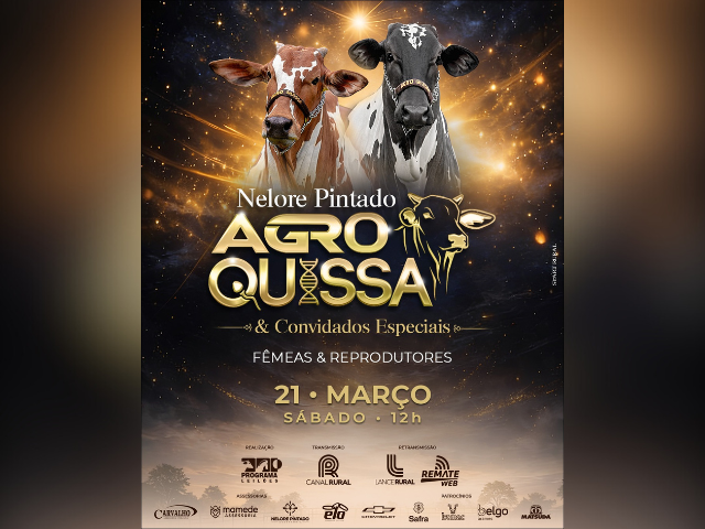 Leilão Nelore Pintado Agroquissa & Convidados Especiais